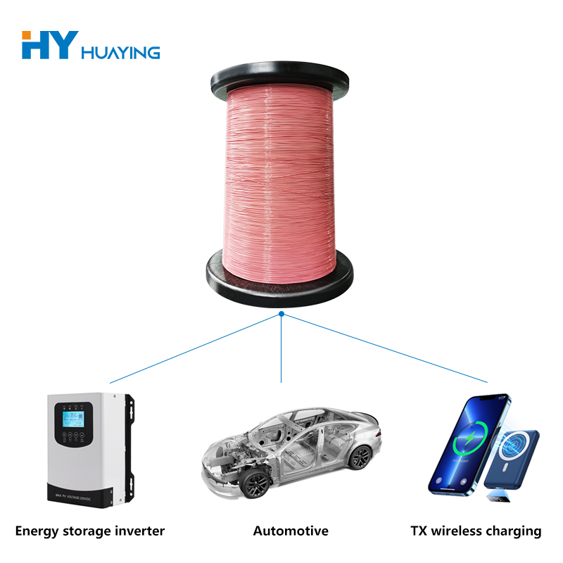Pink Teflon insulated wire